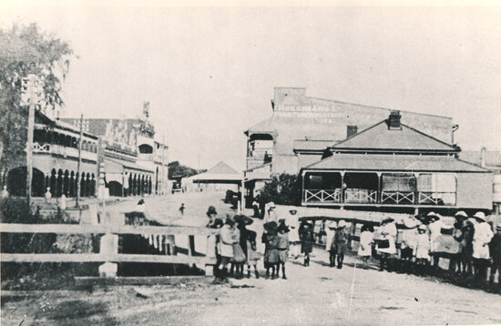 View From Town Bridge, Ravenswood 1904