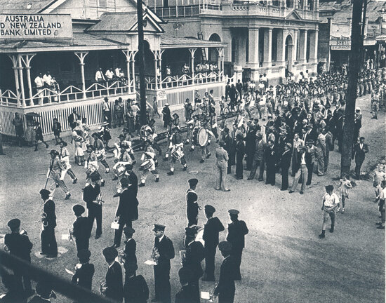 Anzac Day March, Gill Street