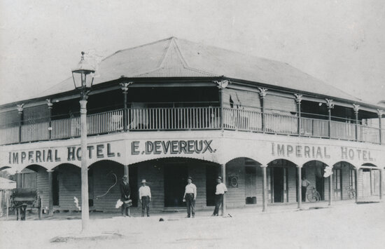 E Devereux Imperial Hotel, Cnr of Mosman and Mary Streets