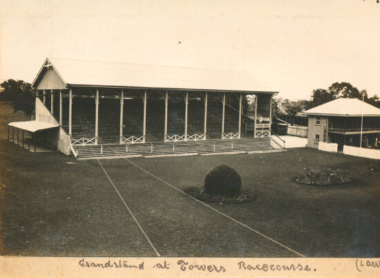 Grandstand at Towers Racecourse