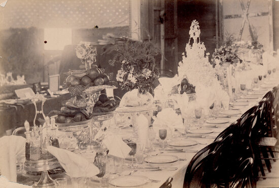 Mrs Romberg&rsquo;s daughter&rsquo;s Wedding Table
