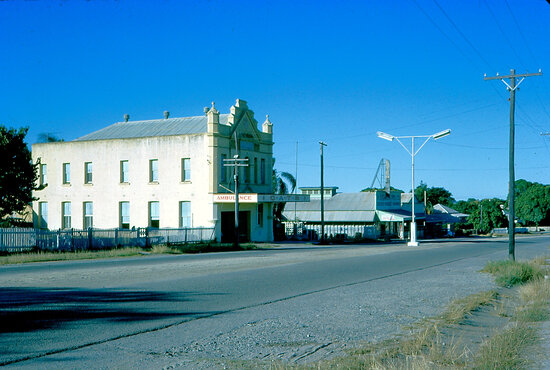 Ambulance Station with Siemons store in background, June 1965