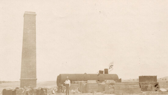 Remnants of the Stockholm Gold Mine, 1927