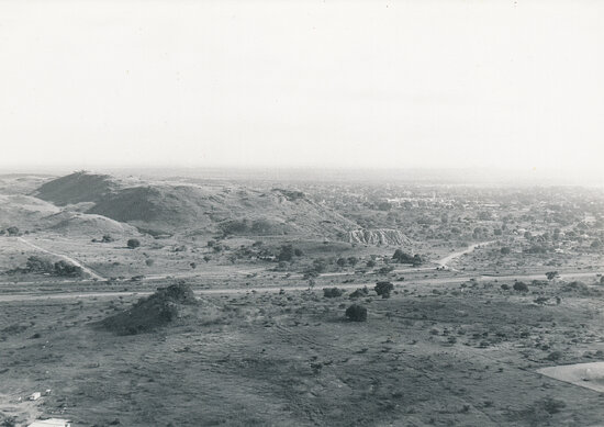 Aerial View of Towers Hill From the South