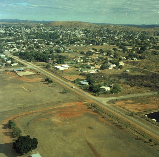 Aerial photo of St Gabriels School Looking South, 1975