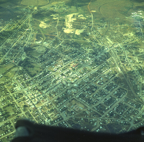Aerial View of Charters Towers, 1975