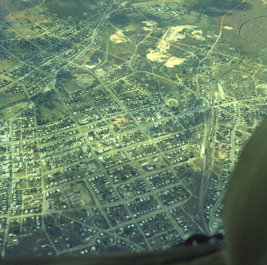 Aerial View of Charters Towers, 1975