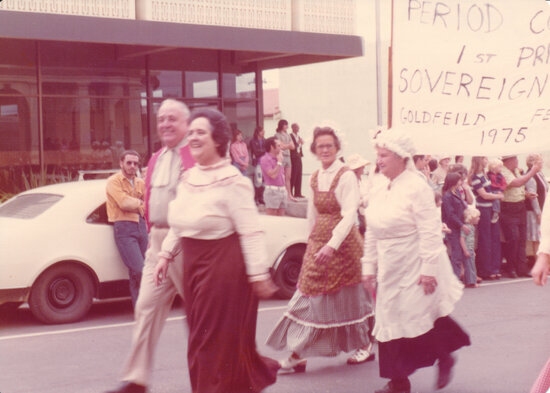 Goldfields Festival Procession, Gill Street, 1975