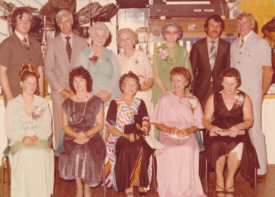Group including Bob Katter, Suzie Katter and Colin Coleman at a Social Gathering, Pentland
