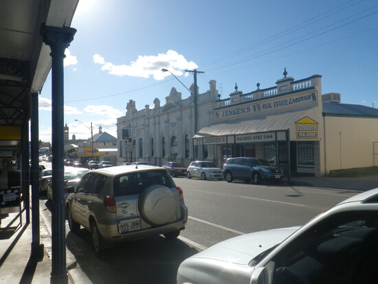 Jensen&rsquo;s Real Estate, Northern Miner, Prices Plus; Gill Street Looking North West