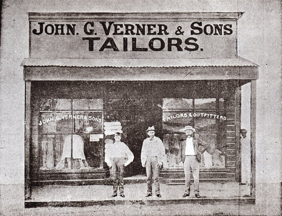 John G Verner &amp; Sons, Tailors, Gill Street