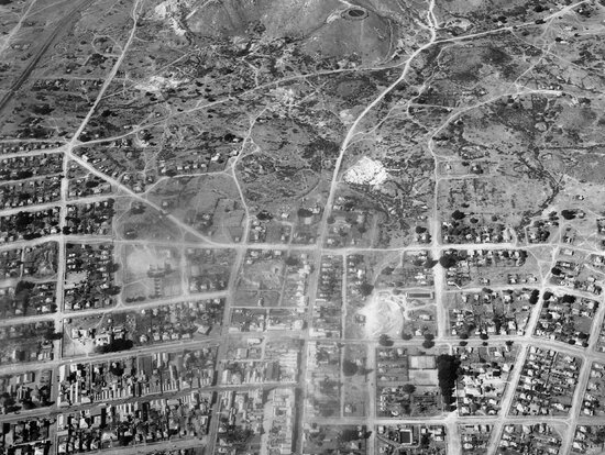 Aerial View of Charters Towers, 1942