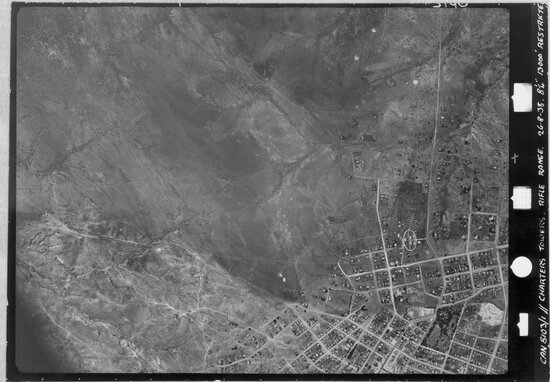 Aerial Charters Towers, Queensland, 1938