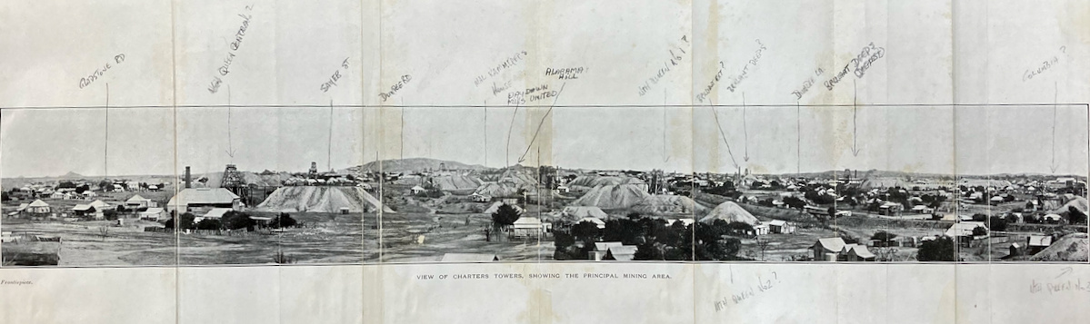View of Charters Towers Showing Principal Mining Area