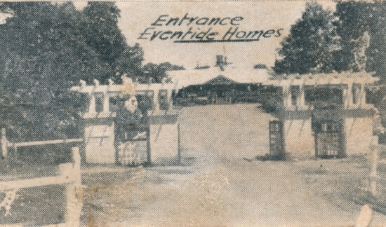 Eventide Gates, Dalrymple Road 1950