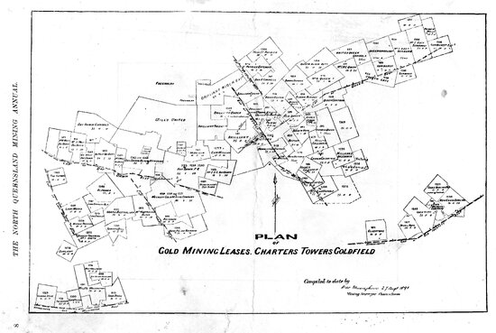 Plan of Leases Charters Towers Goldfield