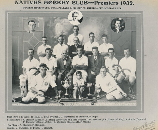 Natives Hockey Club Premiers 1932