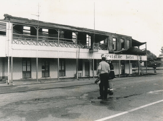 Excelsior Hotel following Fire 10 March 1995