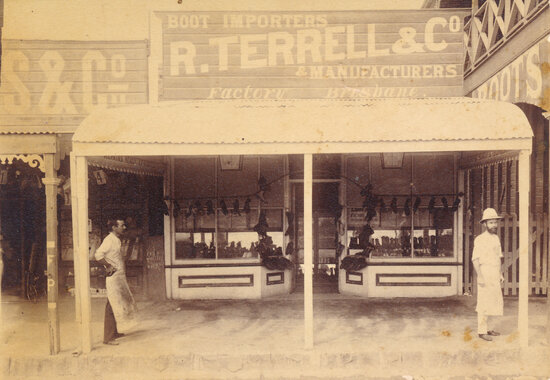 R Terrell &amp; Co, Boot Importers &amp; Manufacturers store, Gill Street