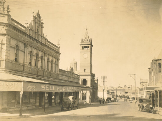 The Corner Shop, Ross's Building, corner of Mosman &amp; Gill St, 1920s