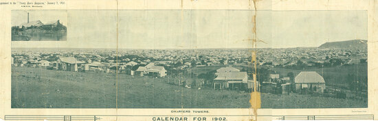 Panorama view from Buckland&rsquo;s Hill, 1902