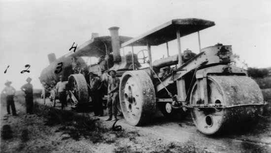 Moving a boiler to Black Jack Mine