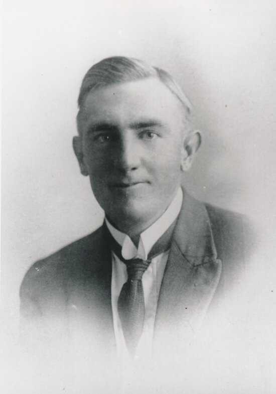 Studio portrait of man - Powell or Carrington family