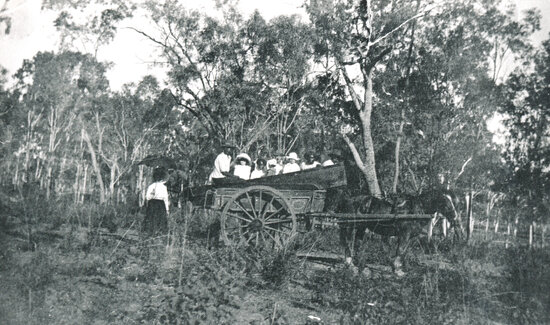 Bell family at the river