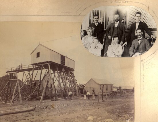 The McCallum brothers and family