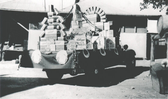 Utility float decorated in Kellogg&rsquo;s theme