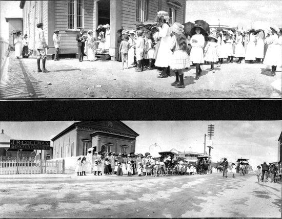 Wedding of Edith Gluyas and Arthur Dean 1909 Central Methodist Church