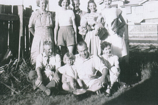 Foxlee &amp; Gatward families at Ashgrove, Brisbane