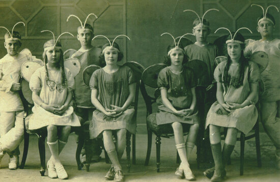 Group of Children in Fancy Dress as Butterflies