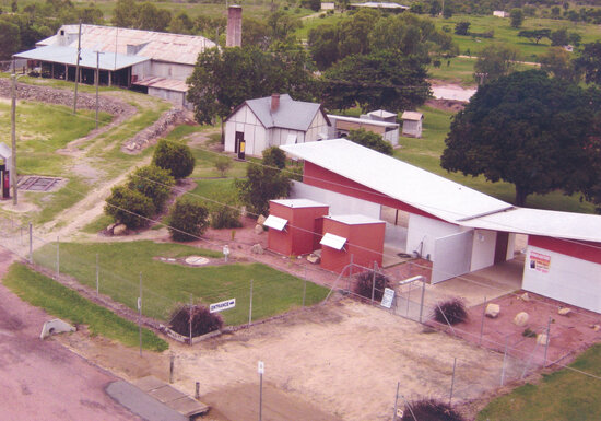 Aerial photos of Venus Battery during Gold Rush Festival