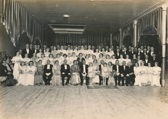 Debutante Ball August 1937 in the Horticultural Hall
