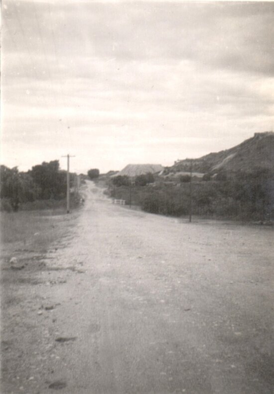 A road leading out of Charters Towers near Towers Hill