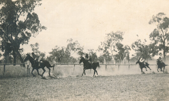 Crestor (Racehorse) winning a horse race