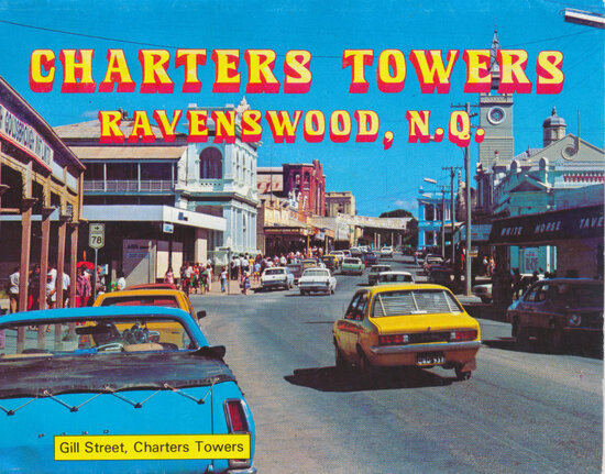 Charters Towers and Ravenswood fold-out postcard