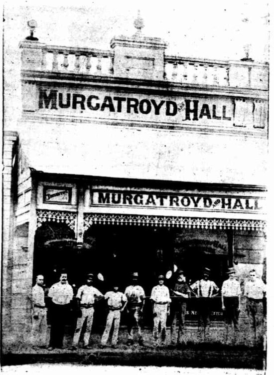 Murgatroyd and Hall Plumbers &amp; Tinsmiths, Gill Street, (later Jensen&rsquo;s Real Estate)