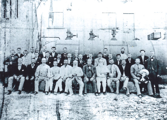 Day Dawn Freehold Consolidated Mine - staff photo 1899