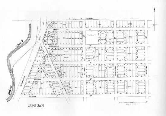 Liontown map