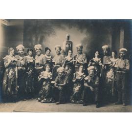 A Set Carlton Beer costume - eight men with false beards and eight women pouring beer