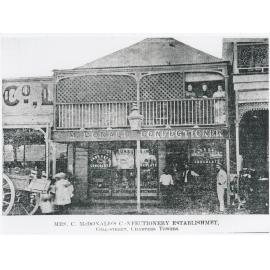C McDonald Confectioner, Gill Street, 1893