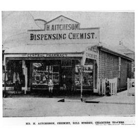 H Aitcheson Dispensing Chemist, the Central Pharmacy, Gill Street Charters Towers