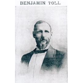 Photographic Portrait of Benjamin Toll Builder, Contractor, 1898