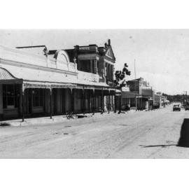 Mosman Street (Marion St intersection) looking north towards the former Australian Bank of Commerce Building