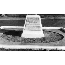 Hann Memorial plaque, Lissner Park 1964
