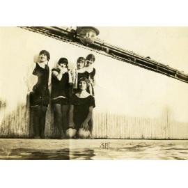 Group of girls at the swimming pool, Elizabeth Street, 1920’s