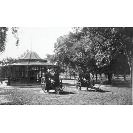 The Boer War Memorial Kiosk and Guns, Lissner Park, Charters Towers