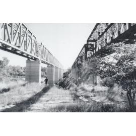 Macrossan Burdekin River Rail Bridges (New and old) 1996